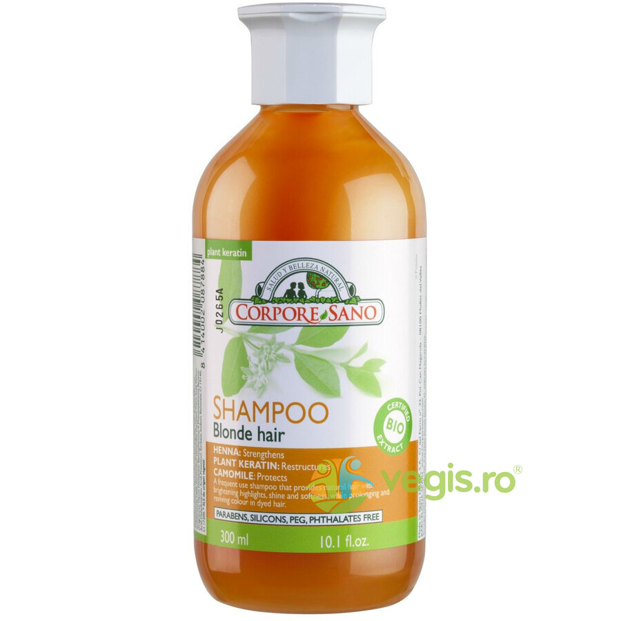Sampon cu Henna pentru Par Blond 300ml