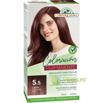 Vopsea de Par Permanenta fara Amoniac 5.5 - Mahon 140ml