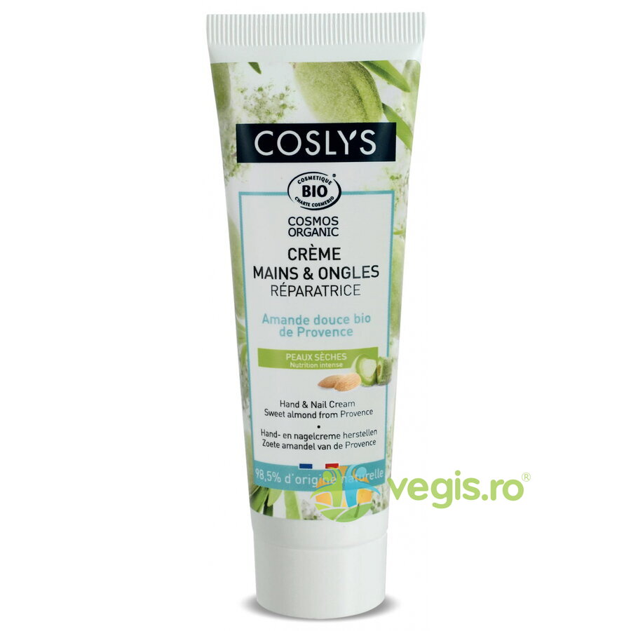 Crema Reparatoare pentru Maini si Unghii cu Migdale Dulci Bio 50ml