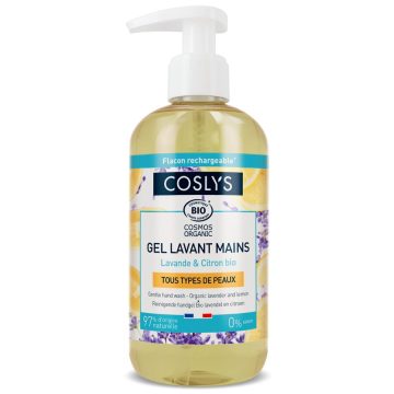 Gel Bio pentru Maini cu Extract de Lamaie si Lavanda fara Sapun 300ml
