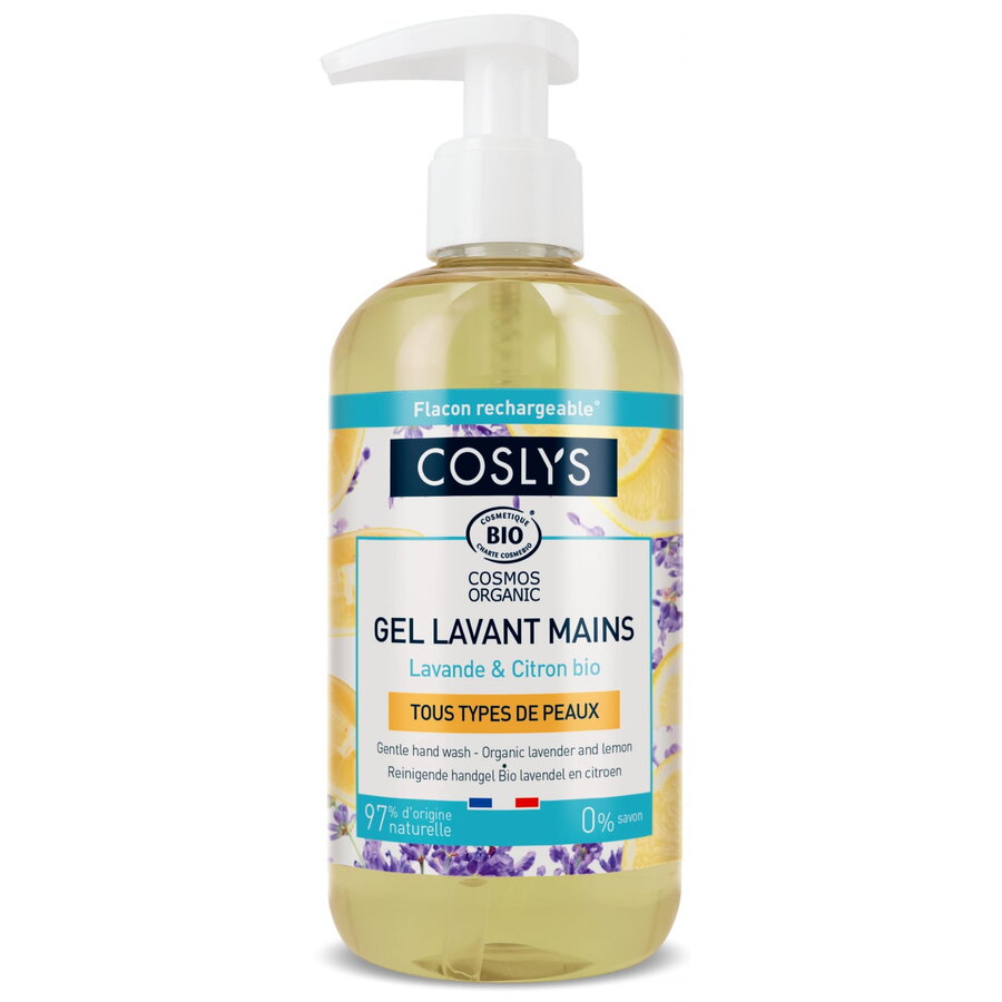 Gel Bio pentru Maini cu Extract de Lamaie si Lavanda fara Sapun 300ml
