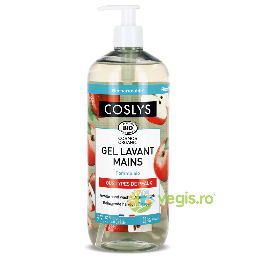 Gel pentru Maini cu Extract de Mere (Format Mare) fara Sapun Bio 1L