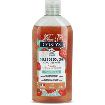 Gel de Dus Calmant cu Capsuni si Rosii Bio 250ml