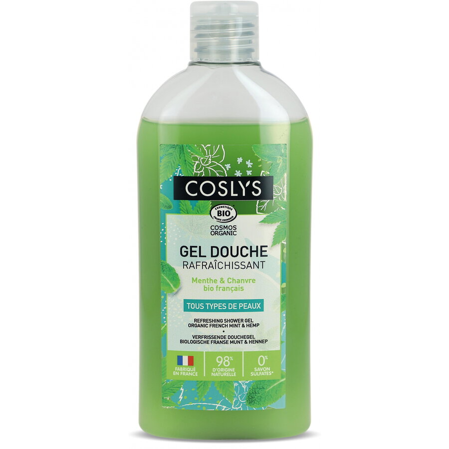 Gel de Dus Bio Revigorant cu Menta si Canepa 250ml