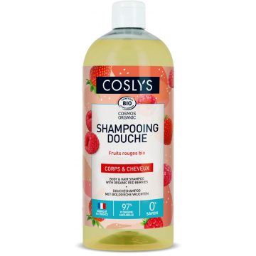 Gel de Dus si Sampon Bio cu Fructe de Padure Format Maxi 1L