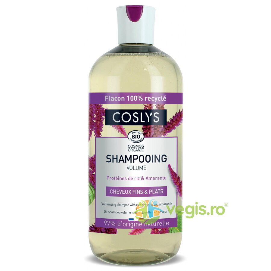 Sampon Ingrijire si Volum pentru Par Fin si Subtire cu Proteine din Orez si Amarant Bio 500ml