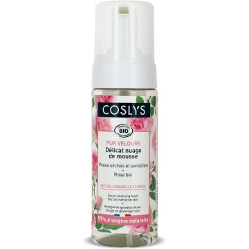 Spuma Bio de Curatare pentru Ten Uscat si Sensibil cu Trandafiri fara Sapun 150ml