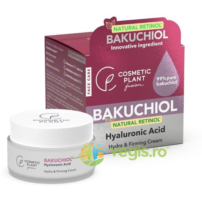 Crema Hidratanta cu 99% Bakuchiol (Retinol Natural) si Acid Hialuronic 50ml