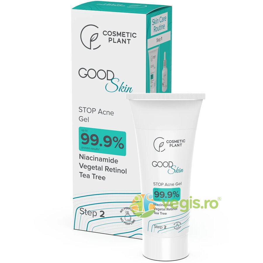 Gel Stop Acnee cu Niacinamida, Retinol Vegetal si Tea Tree Good Skin 30ml