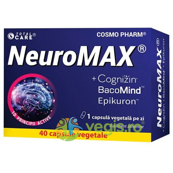 Neuromax + Cognizin 40cps vegetale