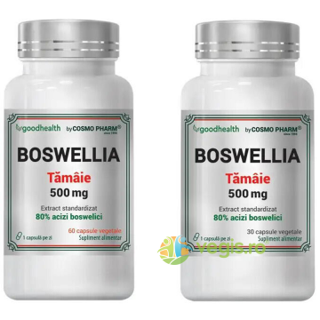 Pachet Boswellia Serrata (Tamaie) 500mg 60cps + 30cps