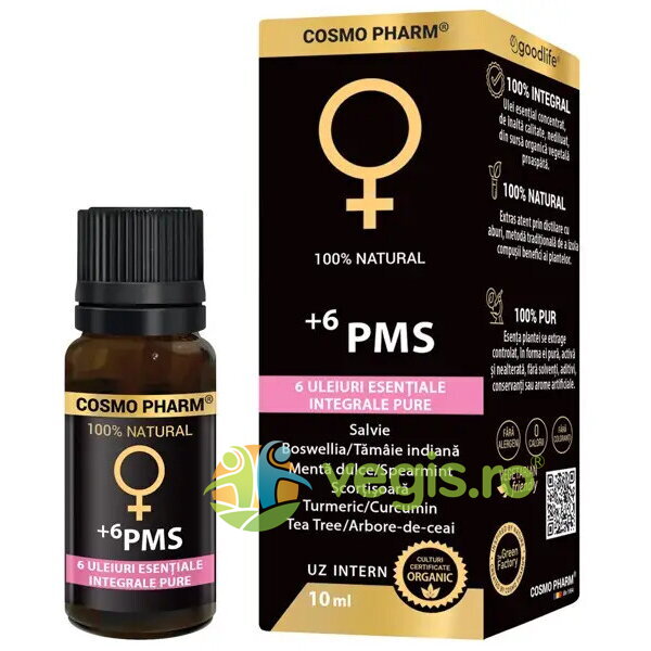 +6 PMS/Hormonal Balance (6 Uleiuri Esentiale Integrale) 10ml