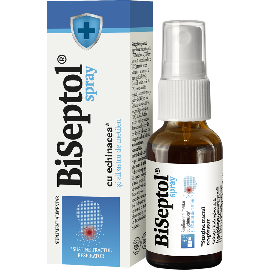 Biseptol cu Echinacea si Albastru de Metilen Spray 20ml