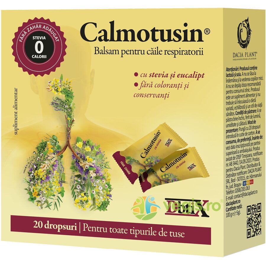 Calmotusin cu Stevie Dbtix Drops 20 dropsuri