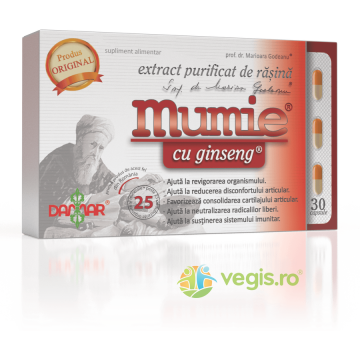 Extract Purificat de Rasina cu Ginseng Mumie 30cps