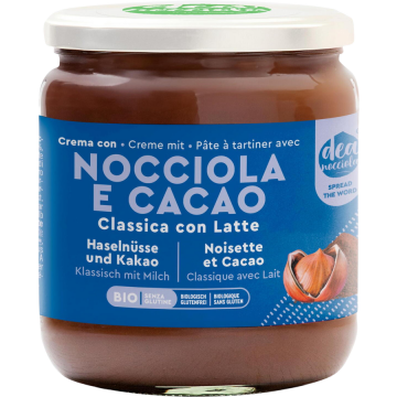 Crema Clasica cu Alune de Padure si Lapte fara Gluten Ecologica/Bio 300g