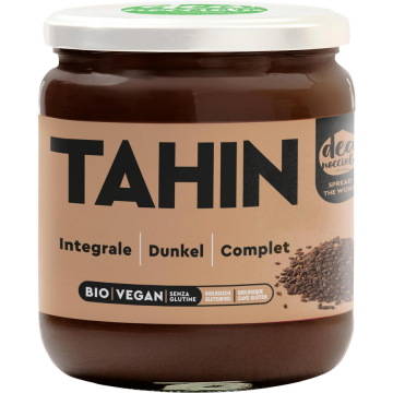 Crema Tahini Integrala din Seminte de Susan Prajite fara Gluten Ecologica/Bio 250g