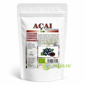 Acai Pudra Liofilizata Ecologica/Bio 125g
