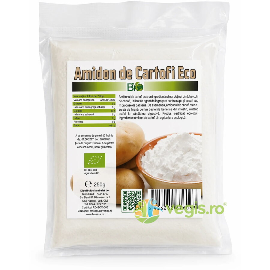 Amidon de Cartofi Ecologic/Bio 250g