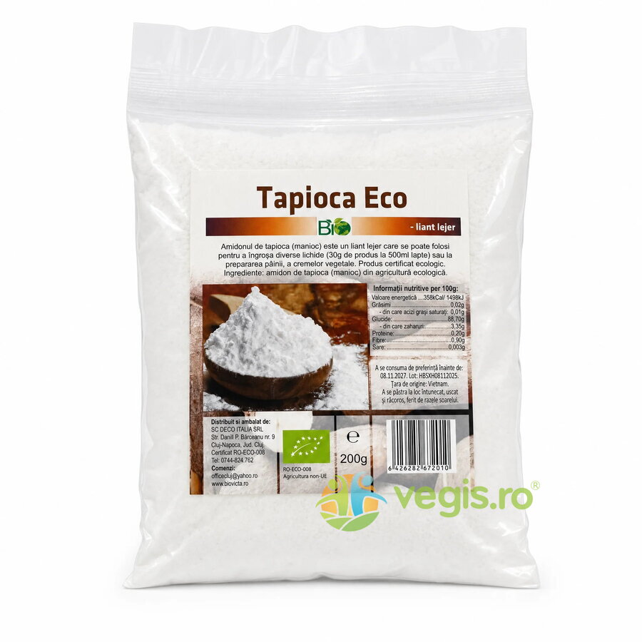 Amidon de Tapioca Ecologic/Bio 200g