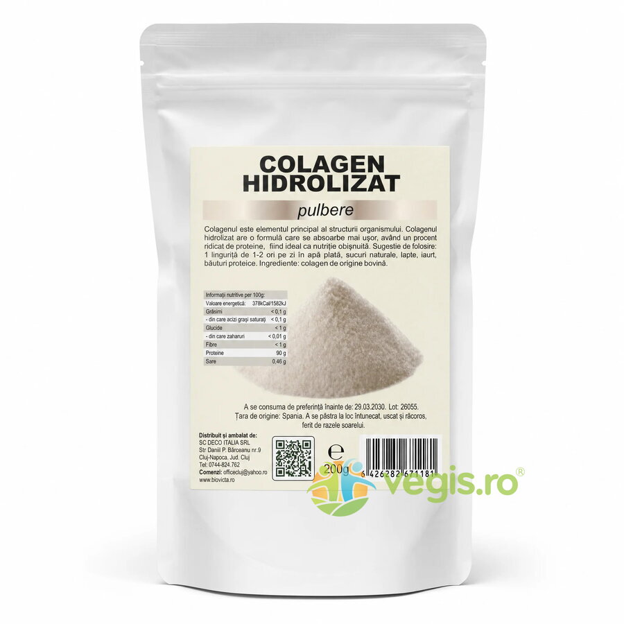 Colagen Hidrolizat Pulbere 200g