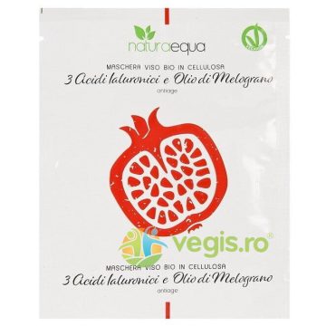 Masca Faciala Bio cu 3 Acizi Hialuronici si Ulei de Rodie 12ml