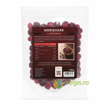 Merisoare Liofilizate fara Zahar Adaugat 50g