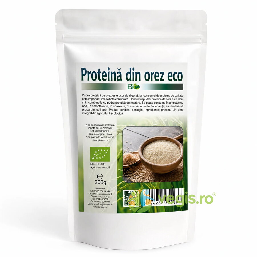 Proteina din Orez Ecologica/Bio 200g