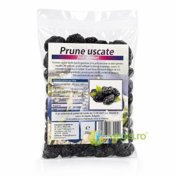 Prune Uscate fara Samburi 250g