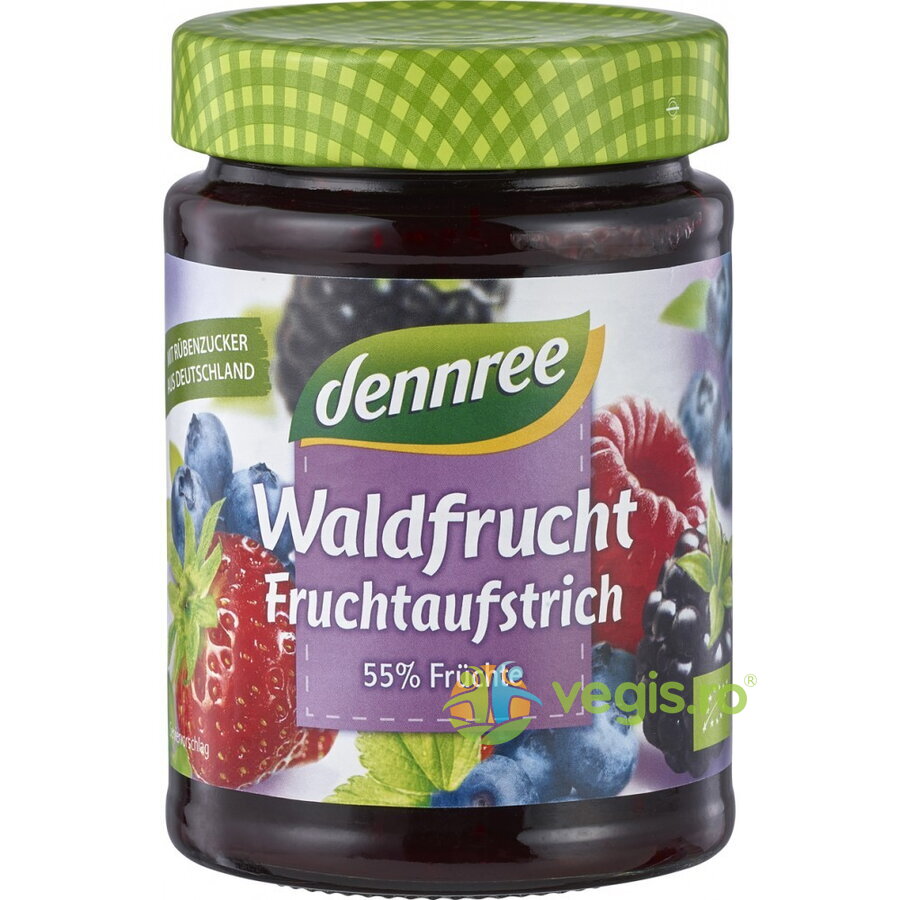Gem de Fructe de Padure Ecologic/Bio 340g