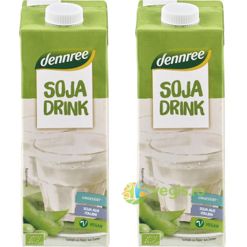 Pachet Bautura de Soia Natur Ecologic/Bio 1L+1L