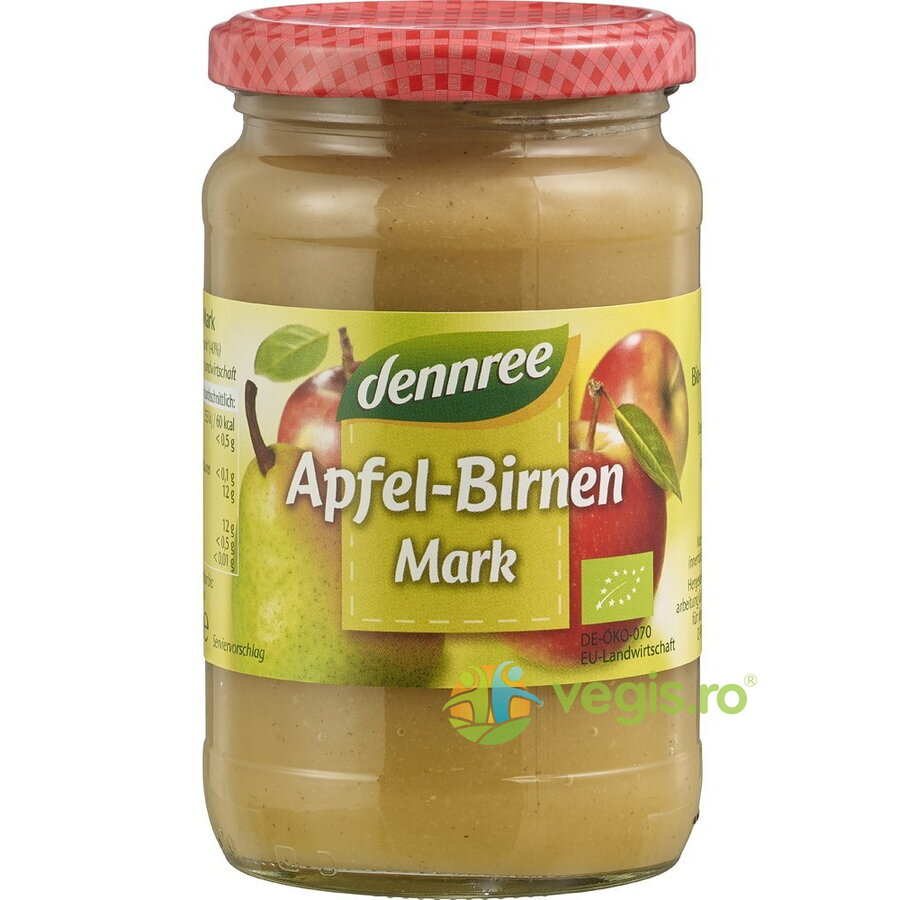 Piure de Mere si Pere Ecologic/Bio 360g