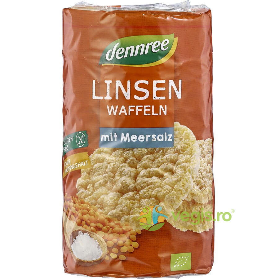 Rondele din Linte cu Sare fara Gluten Ecologice/Bio 100g