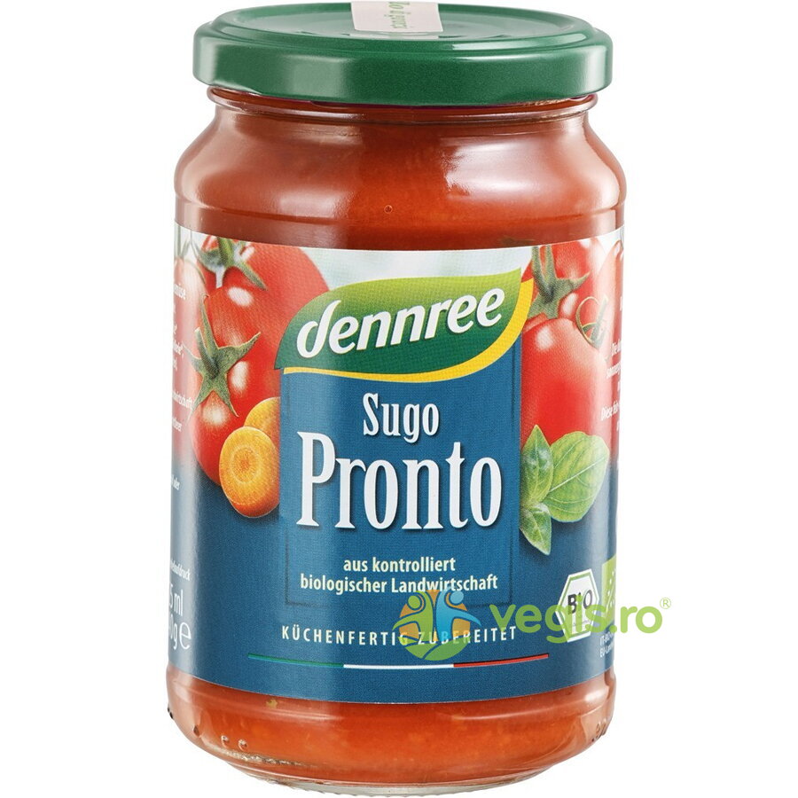 Sos de Rosii cu Legume si Busuioc Sugo Pronto Ecologic/Bio 340g