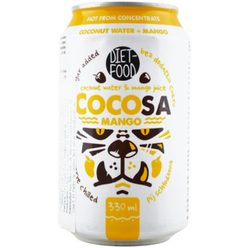 Apa de Cocos Naturala cu Mango fara Zahar 330ml