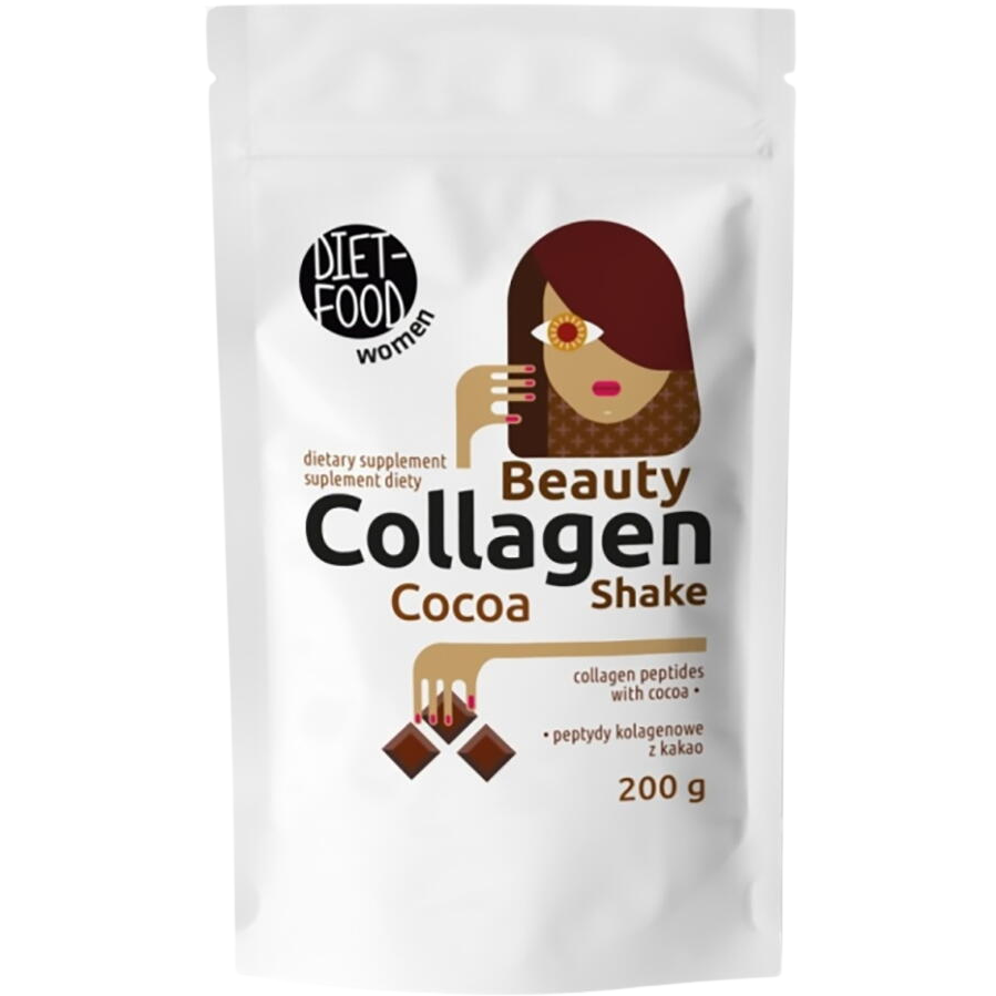 Beauty Collagen Shake cu Cacao si Tarate de Psyllium 200g