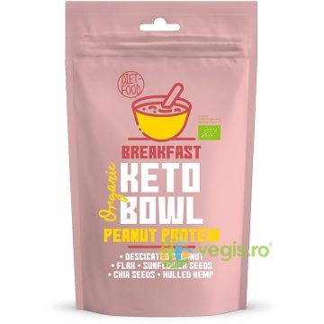 Proteina din Arahide Keto Bowl Ecologica/Bio 200g
