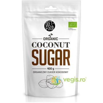 Zahar de Cocos cu Indice Glicemic Redus Ecologic/Bio 400g