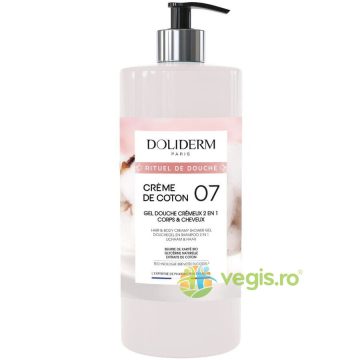 Gel de Dus&Sampon Cremos 2in1 cu Extract de Bumbac 1L
