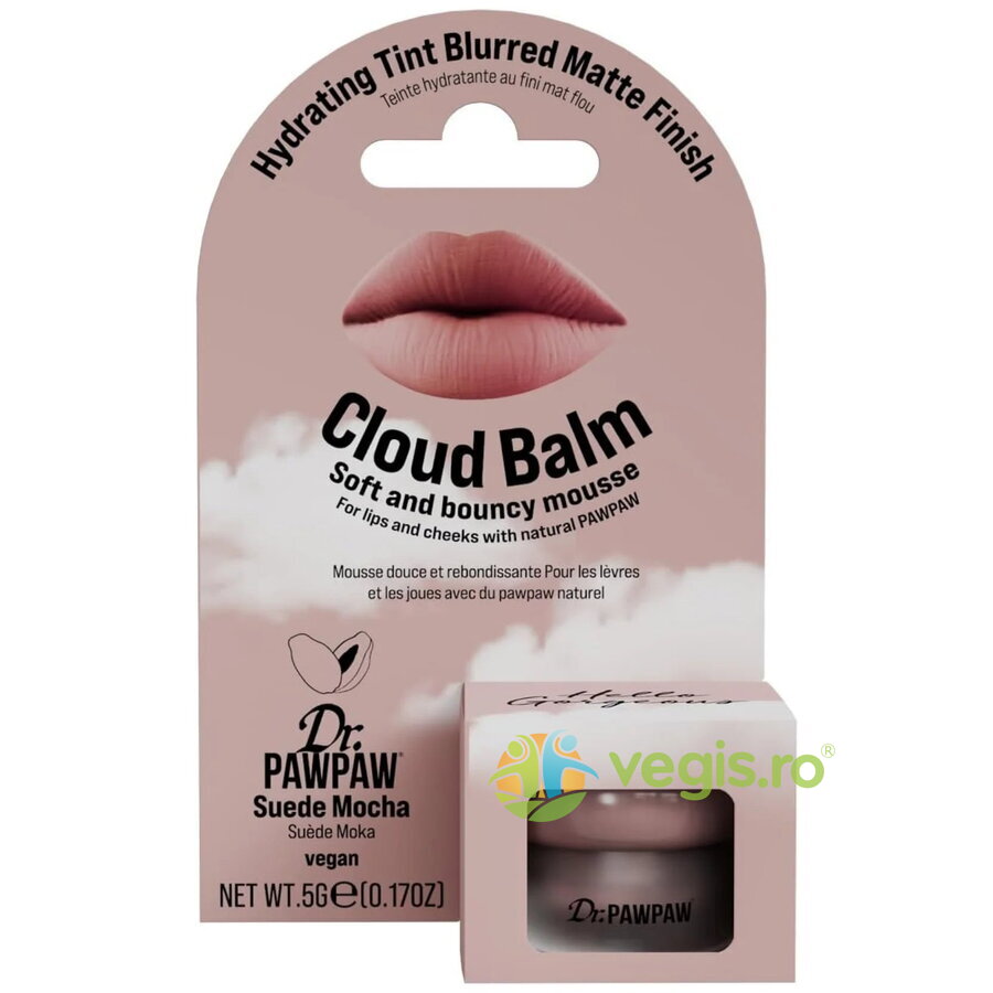 Balsam Tip Mousse pentru Buze si Obraji Finish Mat Estompat Cloud Balm Suede Mocha 5g