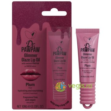 Ulei de Buze Hidratant si Hranitor cu Extract de Papaya Glimmer Glaze Plum 10ml