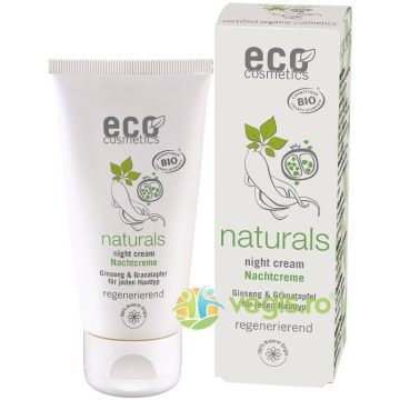 Crema de Noapte cu Ginseng si Rodie Ecologic/Bio 50ml