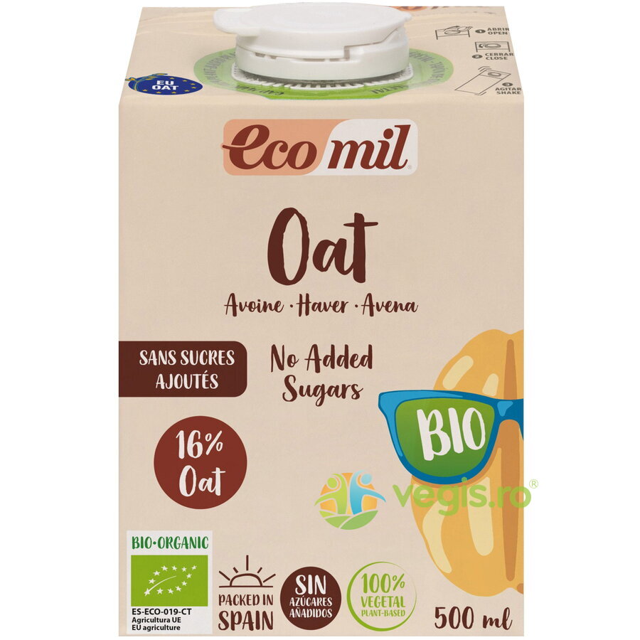 Bautura de Ovaz fara Zahar Adaugat Ecologica/Bio 500ml
