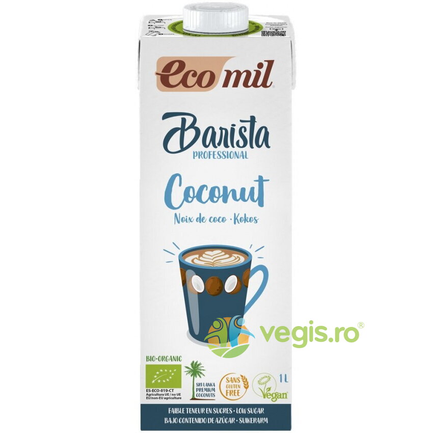 Barista Bautura Vegetala de Cocos pentru Cafea fara Gluten Ecologica/Bio 1L