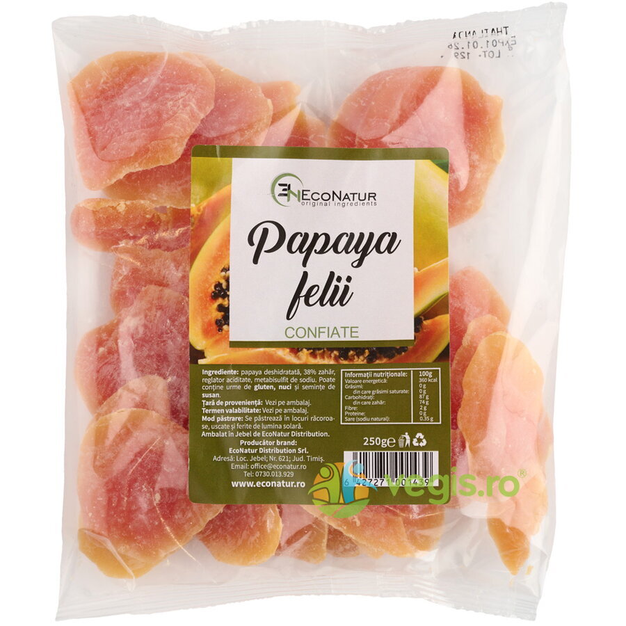 Papaya Felii Confiate 250g