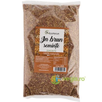 Seminte de In Brun Zdrobite 500g