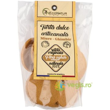 Turta Dulce Artizanala cu Ghimbir si Miere fara Zahar 150g