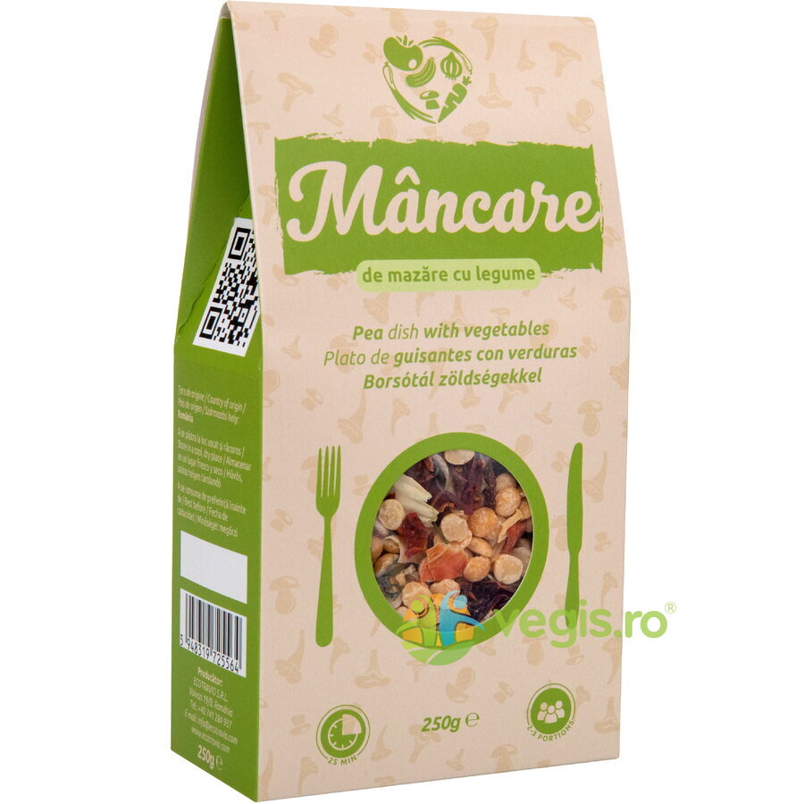 Mancare de Mazare cu Legume fara Gluten 250g