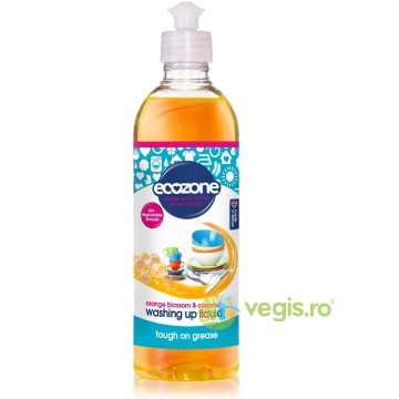 Solutie Concentrata pentru Spalat Vase cu Floare de Portocal si Nuca de Cocos 500ml