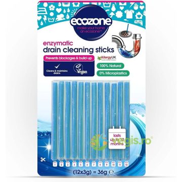 Stick pentru Desfundarea Tevilor si Eliminarea Mirosului Neplacut 12buc